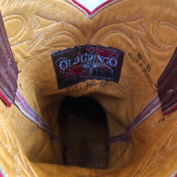 Old Gringo Cowboy Boots size 6.5 B - Picture 7 of 13